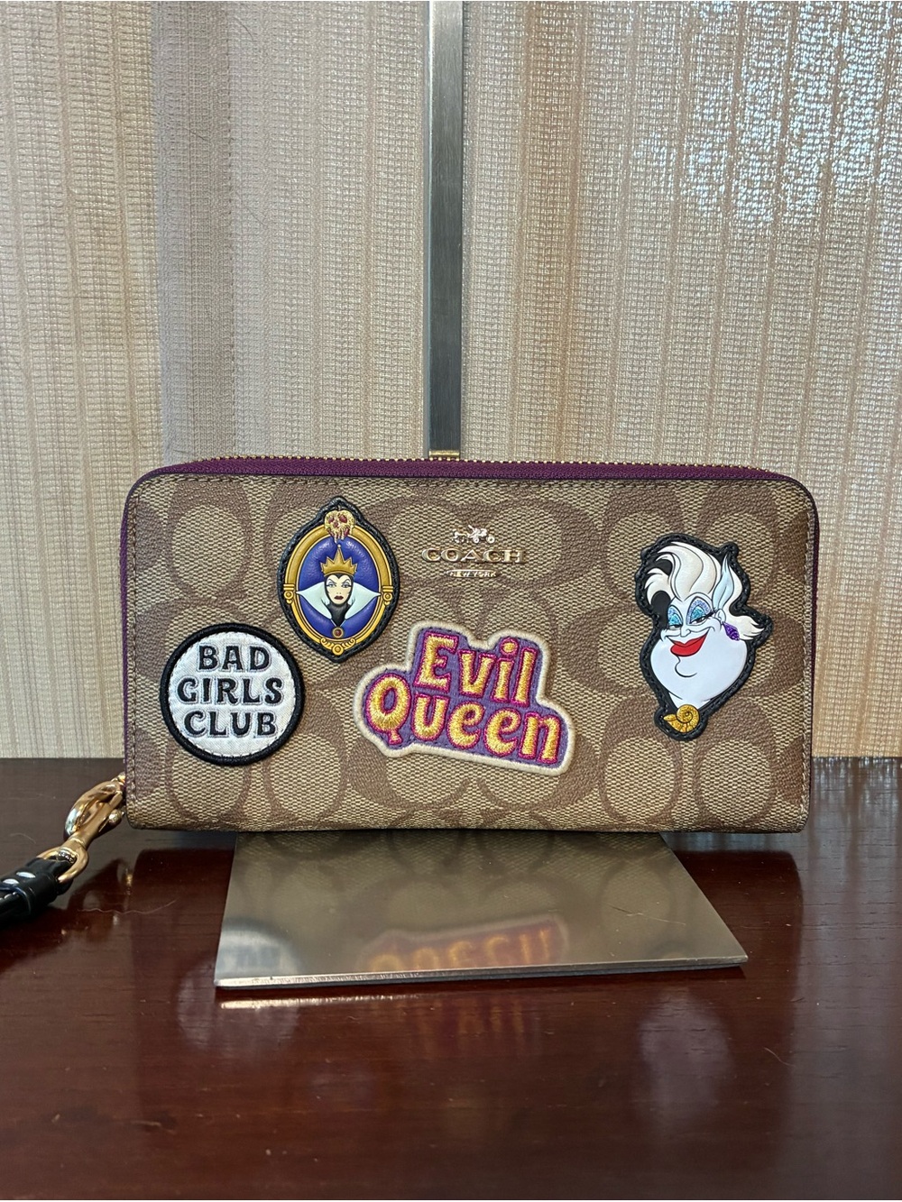 Coach x Disney Bad Girls Club Zip-Around Wallet